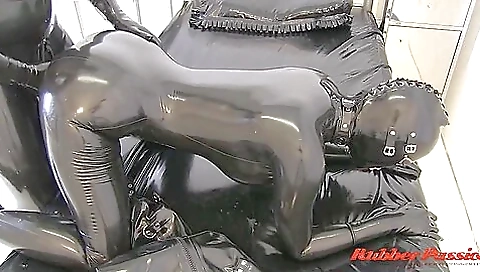 Banged And Strapped In Latex